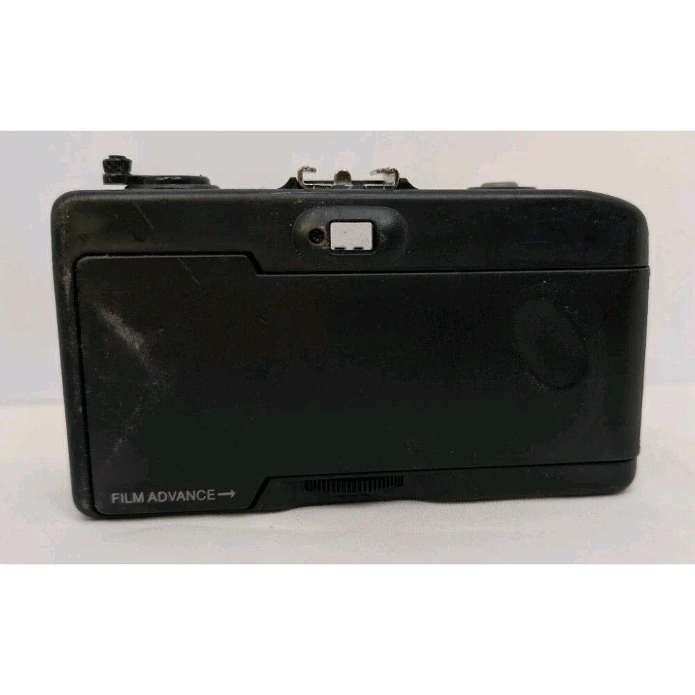 Vivitar EZ 35 35mm Focus Free Film Camera Black Point & Shoot Untested Pre-Owned